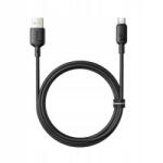 Baseus Silky Usb Usb-c gyorstöltő kábel 1m 100W fekete (P10377703113-00)