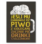 SteelPoster Fém poszter, ha megtiltod Tábla Tepsi 22 x 31 cm +ajándék (plakat dekoracyjny, metalowa tablica, szyld)