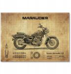 SteelPoster Fém poszter Suzuki Marauder 125 Tábla Tepsi 42 x 59, 4 cm +ajándék (plakat dekoracyjny, metalowa tablica, szyld)