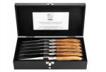 Laguiole Steak kések Laguiole Style de Vie Luxury 6 db olajfa doboz (8718719300039)