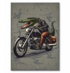 SteelPoster Fém motocroco poszter Tábla 30 x 42 cm +ajándék (plakat dekoracyjny, metalowa tablica, szyld)