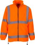 Yoko HI-VIS HVK08 / Uniszex polár fényvisszaverő kabát - HV narancssárga L (79VK08zv903)