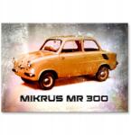 SteelPoster Fém poszter Mikrus Mr 300 Tábla Tepsi 22 x 31 cm +ajándék (plakat dekoracyjny, metalowa tablica, szyld)