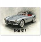 SteelPoster Fém poszter Bmw 507 Tábla 30 x 42 cm +ajándék (plakat dekoracyjny, metalowa tablica, szyld)