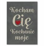 SteelPoster Fém poszter Szeretlek bébi Tábla Tepsi 22 x 31 cm +ajándék (plakat dekoracyjny, metalowa tablica, szyld)