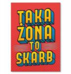 SteelPoster Fém poszter Az ilyen feleség kincs Tábla Tepsi 22 x 31 cm +ajándék (plakat dekoracyjny, metalowa tablica, szyld)