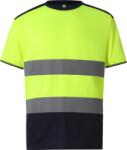 Yoko HI-VIS HVJ400 / Férfi fényvisszaverő póló - HV sárga/sötétkék XXXL (79J400zw713)