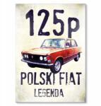 SteelPoster Fém poszter 125P Tábla Tepsi 22 x 31 cm +ajándék (plakat dekoracyjny, metalowa tablica, szyld)
