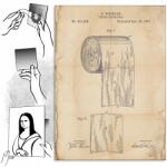SteelPoster Fém poszter Patent Vicces Retro Tábla Tepsi 22 x 31 cm +ajándék (plakat dekoracyjny, metalowa tablica, szyld)