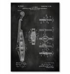 SteelPoster Fém poszter Violin Instrument Slate Tábla Tepsi 22 x 31 cm +ajándék (plakat dekoracyjny, metalowa tablica, szyld)