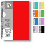 Paperland Caiet A4 cu spira, 100 file, coperta plastic PP500, hartie 70 g/mp, Paperland Premium (24800032)