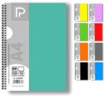 Paperland Caiet A4 cu spira, 120 file, coperta plastic PP500, hartie 70 g/mp, Paperland Premium (24800029)