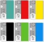 Paperland Caiet A5 cu spira, 80 file, coperta plastic PP400, hartie 70 g/mp, Paperland Premium (24000388)