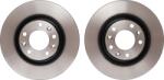 TRW féktárcsa TRW DF6657 for CITROËN, PEUGEOT, VAUXHALL, OPEL (DF6657)