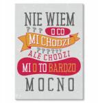 SteelPoster Fém poszter Mire gondolok Ajándék 30 x 42 cm (SZYLD)