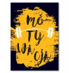 SteelPoster Fém poszter Motiváció Tábla Tepsi 22 x 31 cm +ajándék (plakat dekoracyjny, metalowa tablica, szyld)