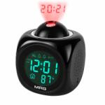 MRG Ceas cu Proiectie MRG MDOL2028, cu Proiectie pe Tavan sau Perete, Functir Audio, Alarma, Temperatura, LCD, 3xAAA, Negru Ceas