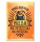 SteelPoster Fém poszter Kék égen Ajándék 42 x 59 cm (SZYLD)