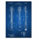 SteelPoster Fém poszter Stringed Instrument Tech Tábla 30 x 42 cm +ajándék (plakat dekoracyjny, metalowa tablica, szyld)