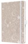 Sigel Naptár, A5, heti, 2027, kemény borító, SIGEL Jolie , Cosmic Fantasy Beige (7J349) - fodicoaruhaz