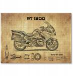 SteelPoster Fém poszter Bmw Rt 1200 Tábla Tepsi 22 x 31 cm +ajándék (plakat dekoracyjny, metalowa tablica, szyld)