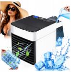 MatMay Asztali Légkondicionáló Jégventilátor 3AZ1BEN Usb Led Ventilátor+zsákok (KLIMATOR PRZENOŚNY WIATRAK NA WODĘ i LÓD 3W1)