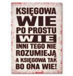SteelPoster Fém könyvelő poszter Tábla Tepsi 42 x 59, 4 cm +ajándék (plakat dekoracyjny, metalowa tablica, szyld)