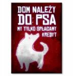 SteelPoster Fém poszter Kutyaház Tábla 30 x 42 cm +ajándék (plakat dekoracyjny, metalowa tablica, szyld)
