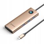 ORICO Hub 9in1 Usb-c Usb-a Usb-c Hdmi Vga Sd microSD RJ45 Pd 100W 4K 1000Mbps (6941788814936)