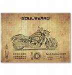 SteelPoster Fém poszter Suzuki Boulevard M109 Tábla Tepsi 42 x 59, 4 cm +ajándék (plakat dekoracyjny, metalowa tablica, szyld)