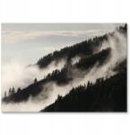 SteelPoster Fém poszter Bieszczady a ködben Tábla Tepsi 42 x 59, 4 cm +ajándék (plakat dekoracyjny, metalowa tablica, szyld)