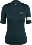 Rapha Дамска фланелка с къс ръкав за колоездене Rapha Women's Core Jersey Cycling jersey - Forest Green / White (156-2650-0813)