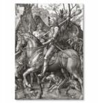 SteelPoster Fém poszter Knight death Durer Tábla Tepsi 22 x 31 cm +ajándék (plakat dekoracyjny, metalowa tablica, szyld)