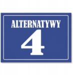 SteelPoster Fém poszter Alternatívák 4 Tábla Tepsi 30 x 42 cm +ajándék (plakat dekoracyjny, metalowa tablica, szyld)
