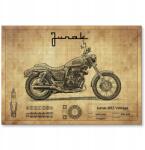 SteelPoster Fém poszter Junak M12 Vintage Tábla Tepsi 22 x 31 cm +ajándék (plakat dekoracyjny, metalowa tablica, szyld)