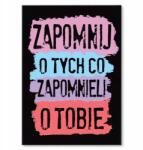 SteelPoster Fém poszter Felejtsd el ezeket a Táblákat 30 x 42 cm +ajándék (plakat dekoracyjny, metalowa tablica, szyld)
