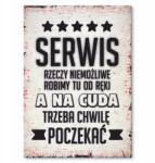 SteelPoster Fém poszter szolgáltatás lehetetlen dolgok és csodák Tábla 30 x 42 cm +gr (plakat dekoracyjny, metalowa tablica, szyld)