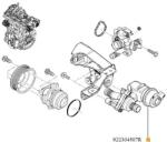 Original Renault Termostat, lichid racire ORIGINAL RENAULT 922304507R (922304507R)