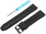 Garmin QuickFit, szilikon, fekete színű okosóra szíj, 20 mm (9348-0)