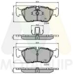 MOTAQUIP Set placute frana MOTAQUIP LVXL332 (LVXL332)