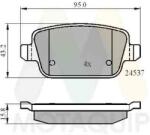 MOTAQUIP set placute frana, frana disc MOTAQUIP LVXL1294 (LVXL1294)