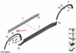 Original Bmw Overfender aripa fata stanga M (grunduit) ORIGINAL BMW 51778099123 (51 77 8 099 123)