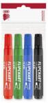ICO Flipchart marker készlet, 1-3 mm, kúpos, ICO ˝Artip 11 XXL˝, 4 különböző szín