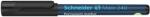 Schneider Alkoholos marker, 1-2 mm, kúpos, SCHNEIDER ˝Maxx 240˝, fekete
