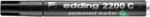 edding Alkoholos marker, 1-5 mm, vágott, EDDING ˝2200˝, fekete