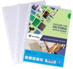 Victoria Genotherm, lefűzhető, A4, 120 mikron, narancsos felület, VICTORIA OFFICE