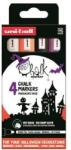 uni Krétamarker készlet, 1, 8-2, 5 mm, UNI ˝PWE-5M˝, ˝Halloween˝, 4 különböző szín