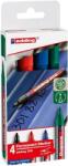 edding Alkoholos marker készlet, 1, 5-3 mm, kúpos, EDDING ˝300˝, 4 különböző szín