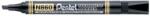 Pentel Alkoholos marker, 0, 6-4, 5 mm, vágott, PENTEL ˝N860˝, fekete