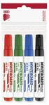 ICO Tábla- és flipchart marker készlet, 1-4 mm, vágott, ICO ˝Plan 12 XXL˝, 4 különböző szín